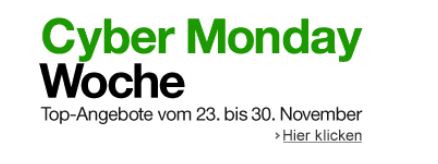 Amazon Cyber Monday Woche 2012