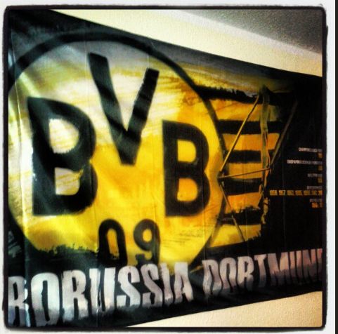 BVB Borussia Dortmund Flagge 2012 Deutscher Meister