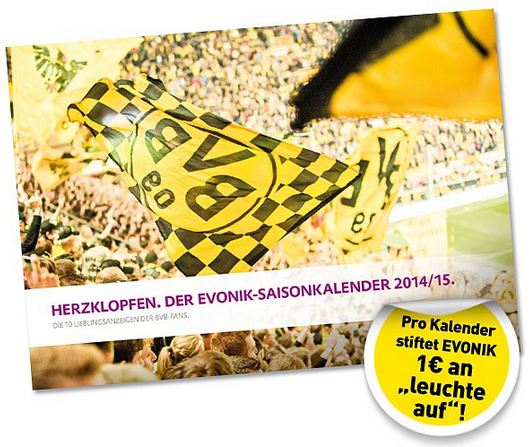 Borussia Dortmund Evonik Saisonkalender 2014 2015 Herzklopfen