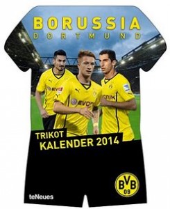 Borussia Dortmund Trikotkalender 2014 Amazon BVB Rezension Produkttest teNeues