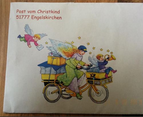 Brief Christkind 51777 Engelskirchen Weihnachten 2013