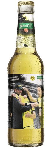Brinkhoff´s No. 1 Bier BVB Borussia Dortmund schwarzgelbe Leidenschaft Flasche 2