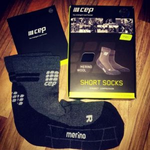 CEP Merino Short Socks Kompressionssocken