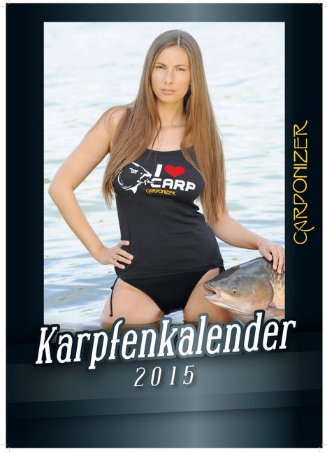 Carponizer erotischer Karpfenkalender 2015 Deckblatt Kalender