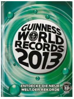 Guinness World Records Buch 2013 Amazon Cover Rezension Buchkritik Kritik Test Produkttest