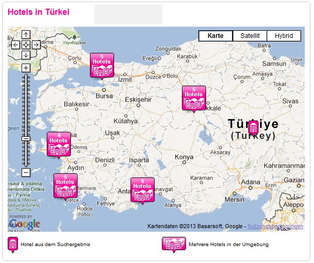 Hotels in der Türkei