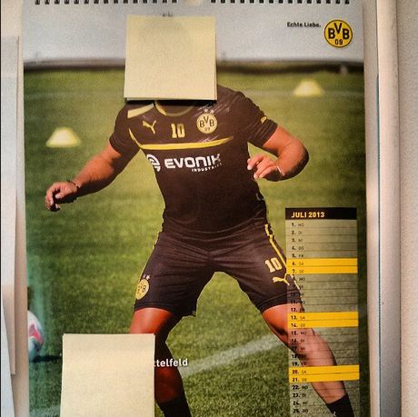 Mein Kalender von Borussia Dortmund nervt