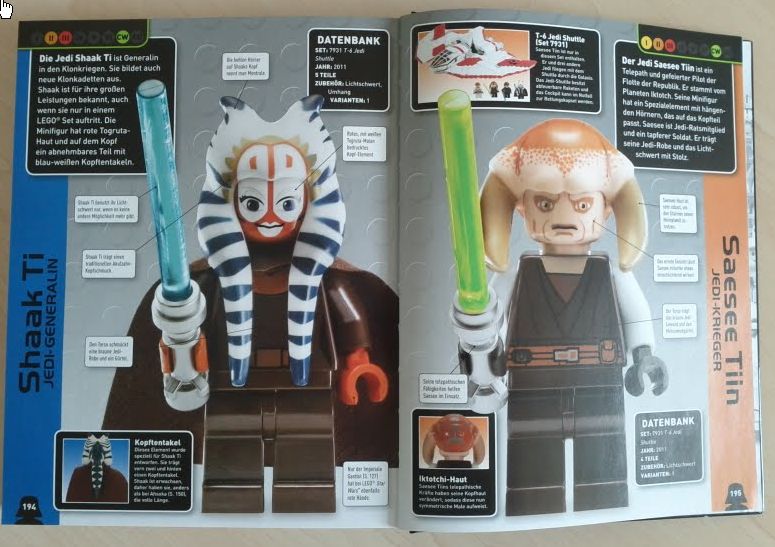 LEGO Star Wars Lexikon der Minifiguren Dorling Kindersley Rezension Minifigur Produkttest Seitenansicht