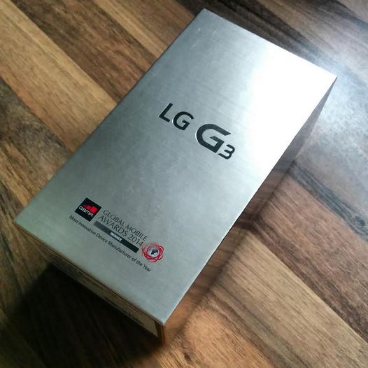 LG G3 Karton Unboxing Test