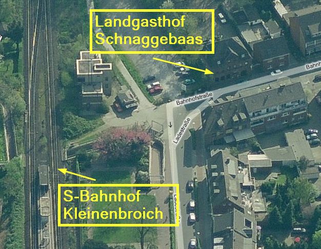 Landgasthof Schnaggebaas S-Bahn Kleinenbroich Twittagessen 