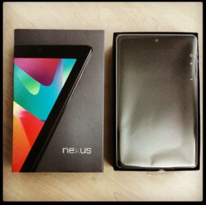 Nexus 7 Google Asus neu Verpackung Schachtel