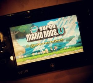 Nintendo Wii U GamePad schwarz New Super Mario Bros. U