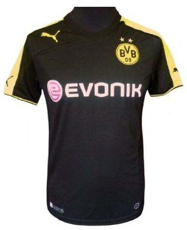 PUMA Herren Trikot BVB Away Shirt Replica with Sponsor Logo Borussia Dortmund Amazon
