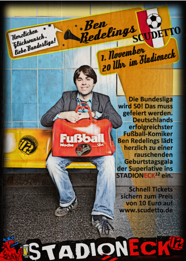 Plakat Ben Redelings StadionEck 12 Leverkusen