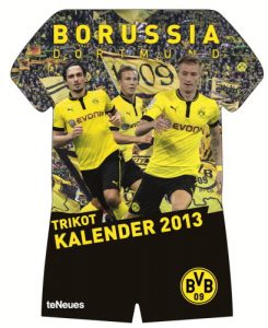 Produkttest Rezension Borussia Dortmund Trikotkalender 2013 Kalender teNeues