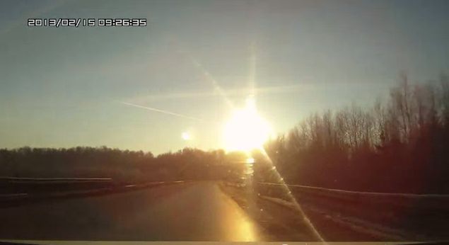 Screenshot Video Meteoritenhagel YouTube