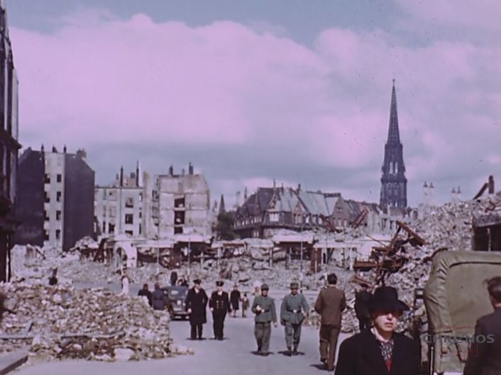 Screenshot Vimeo Sensationelle Entdeckung! Hamburg 1945 in Farbe und HD