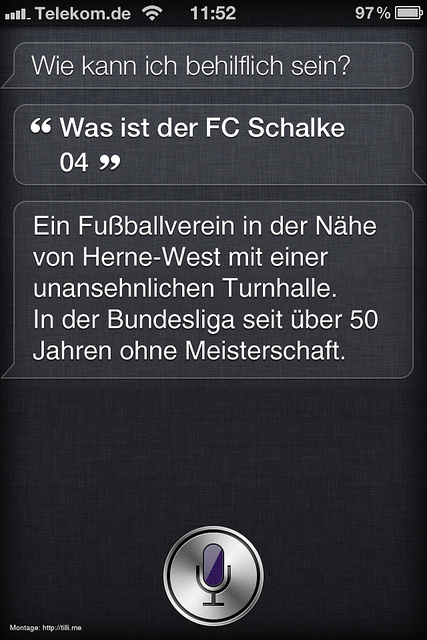 Siri Apple Schalke 04
