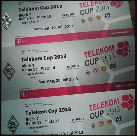 Telekom Cup 2013 Borussiapark Mönchengladbach Tickets