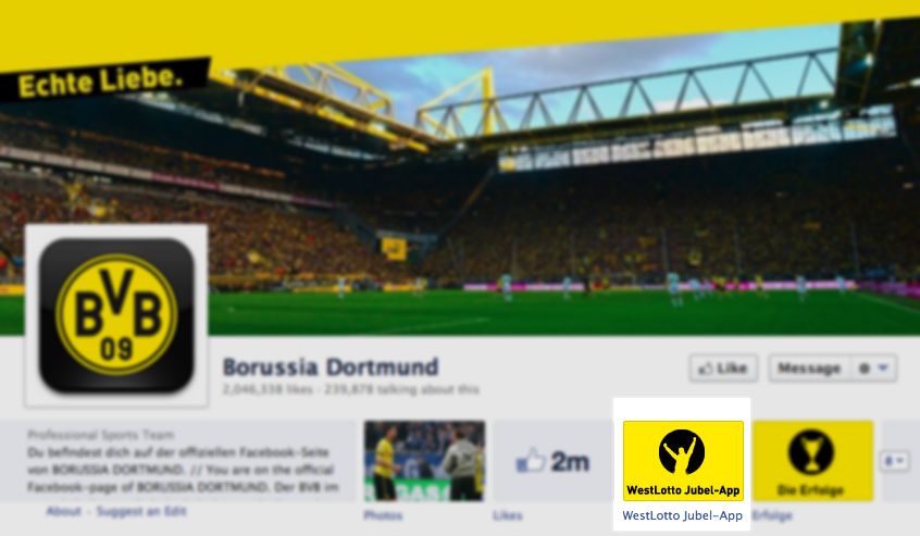WestLotto Jubel App Borussia Dortmund BVB