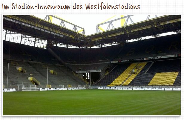 Westfalenstadion Innenraum Dortmund Borussia Führung