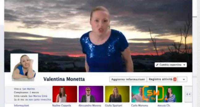 YouTube Ralph Siegel Facebook uh oh oh Valentina Monetta San Marino ESC 2012