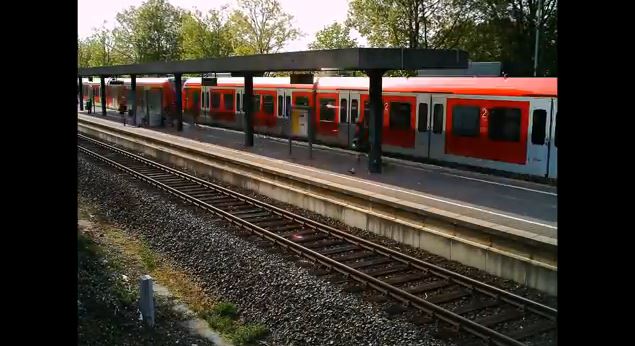 Zeitraffer Bahnhof Kleinenbroich - YouTube - Screenshot Time Lapse