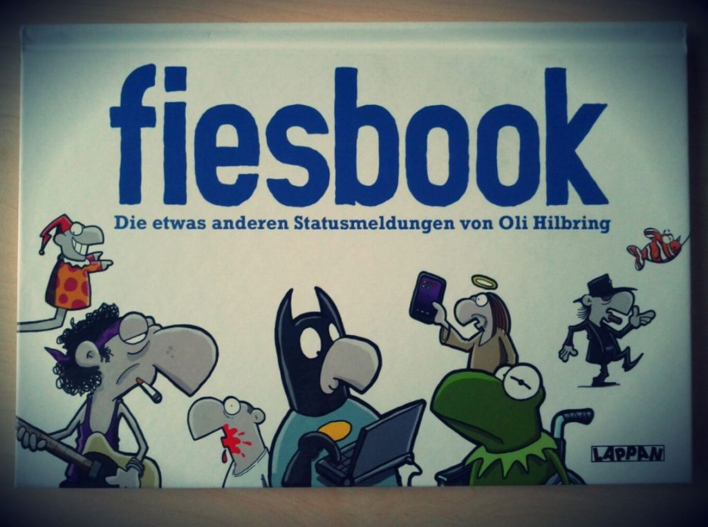 fiesbook Facebook Cover Oli Hilbring Lappan Verlag Humor Cartoon